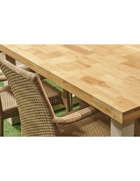 Mesa Exterior / Terraza Loft Outdoor 160 X 100 Cm Nordish / Blanco