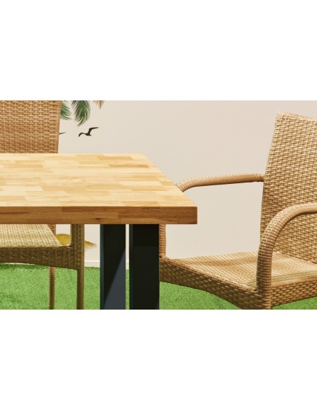 Mesa Exterior / Terraza Loft Outdoor 160 X 100 Cm Nordish / Grafito