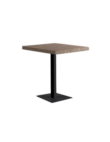 Mesa Moss 60 X 60 Cm  Roble American / Negro