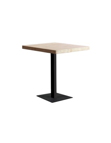 Mesa Moss 60 X 60 Cm  Roble Nordish / Negro