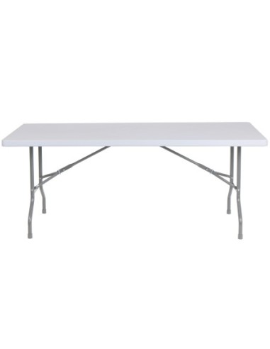 Mesa Plegable Eventos 200 X 90 Cm Blanco