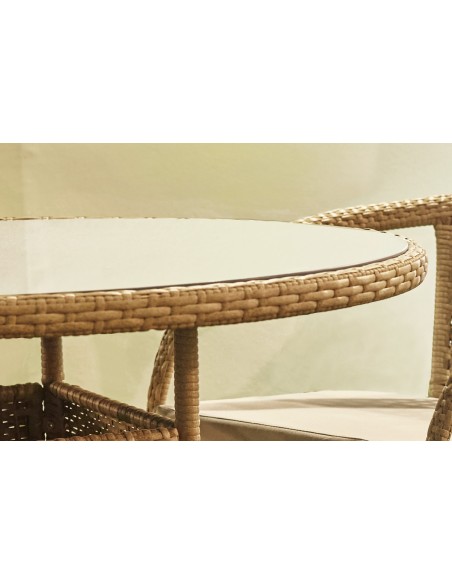 Mesa Redonda Terraza Boracay 105 Cm Rattan