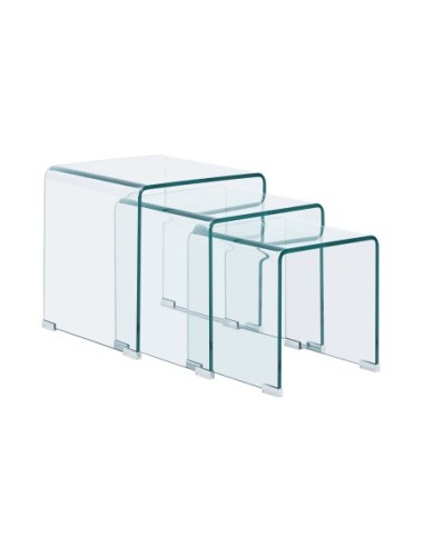 Mesa Rincon Nido Glass Cristal Transparente