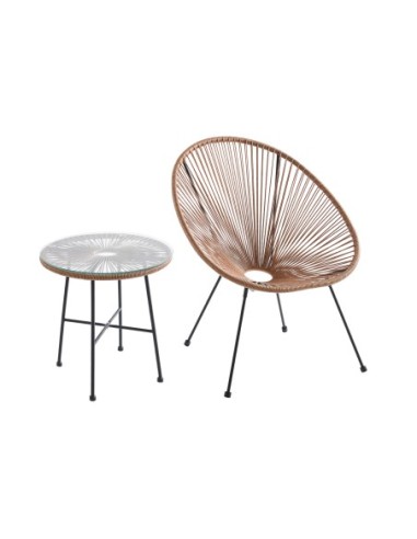 Mesita Acapulco 50 Cm Marron