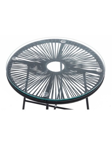 Mesita Acapulco 50 Cm Negro