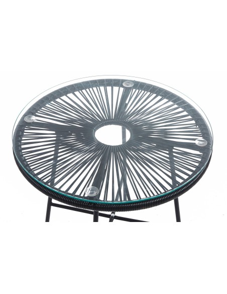 Mesita Acapulco 50 Cm Negro