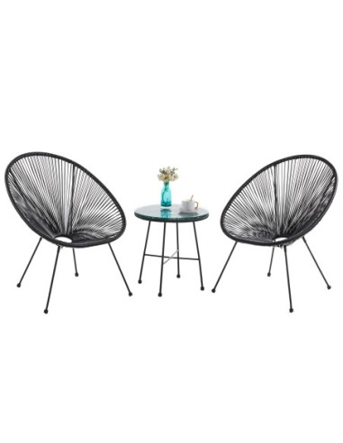 Mesita Acapulco 50 Cm Negro