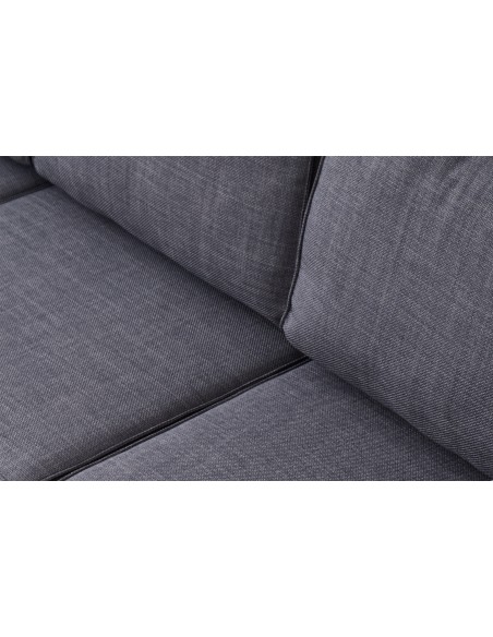 Modulo Con Respaldo 90 X 93 Cm Sofá Modular Mou Tejido Gris