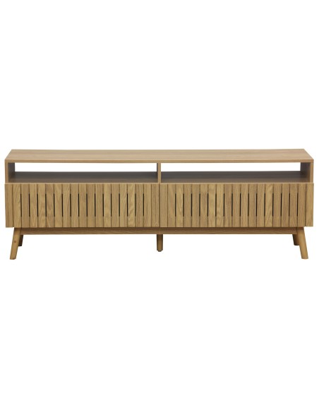 Mueble Tv Trend 150 X 40 Cm Chapa Fresno