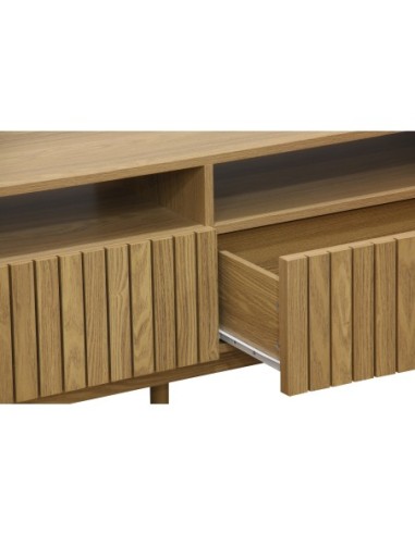 Mueble Tv Trend 150 X 40 Cm Chapa Fresno