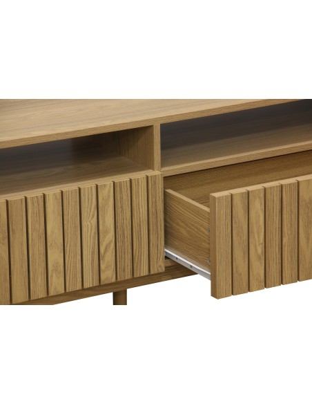 Mueble Tv Trend 150 X 40 Cm Chapa Fresno