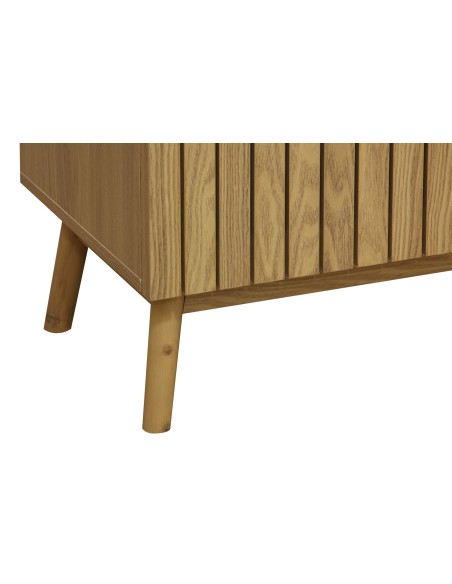 Mueble Tv Trend 150 X 40 Cm Chapa Fresno