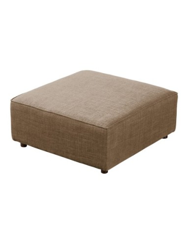 Puff 90 X 90 Cm Sofá Modular Mou Tejido Beige