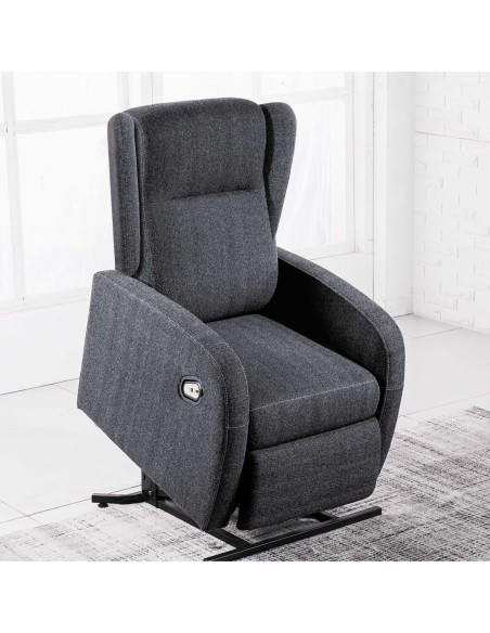 Relax Trade Orejero Elevador Tejido Bali Gris Marengo