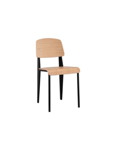 Silla Comedor Beck Oak / Negro