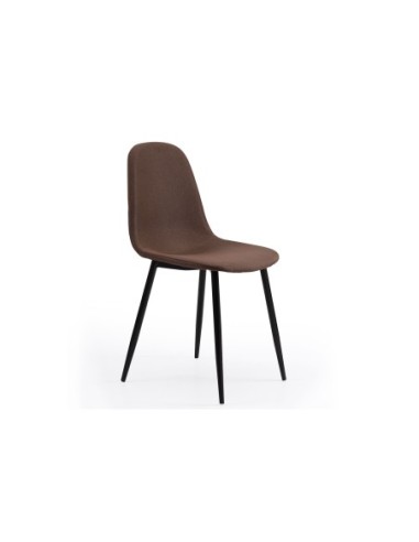 Silla Comedor Hall Tejido Tex Chocolate