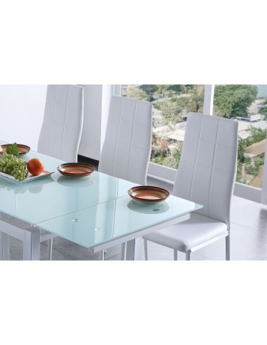 Silla Comedor Laia SíMil Piel Blanco