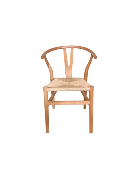 Silla Comedor Madera Kioto Natural Claro / Cuerda