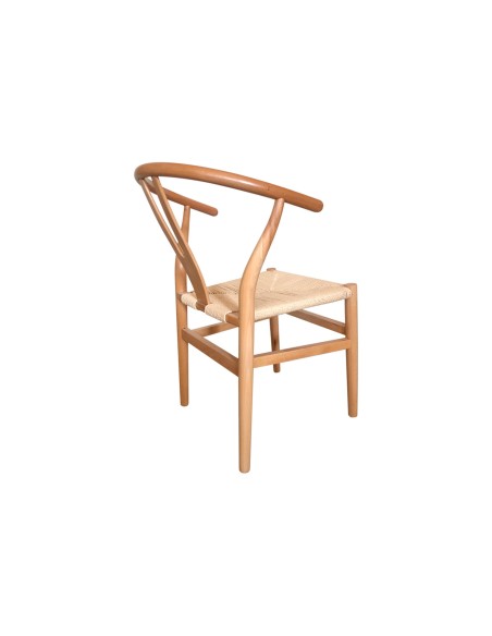 Silla Comedor Madera Kioto Natural Claro / Cuerda