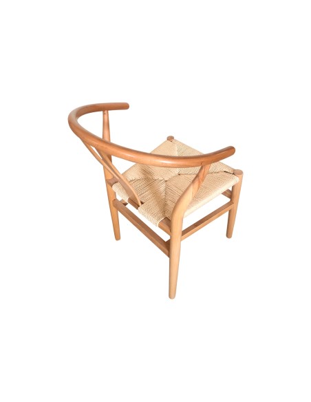 Silla Comedor Madera Kioto Natural Claro / Cuerda