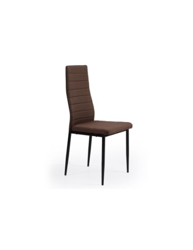 Silla Comedor Modelo Niza Tex Chocolate