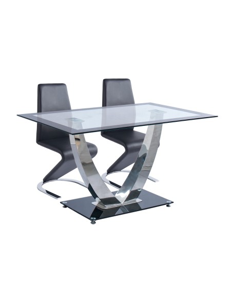 Silla Comedor Qatar Simil Piel Negro