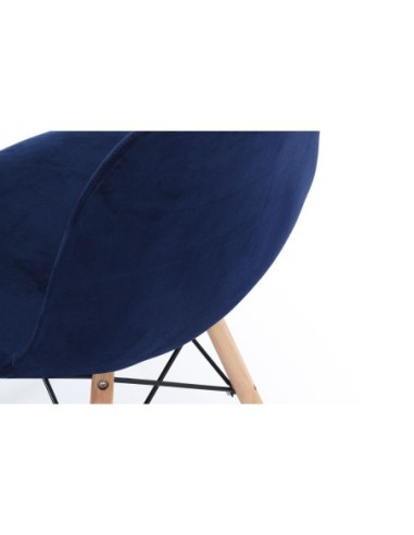 Silla Comedor Tapizada Charles Velvet...