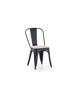 Silla Comedor Tolix Negro...