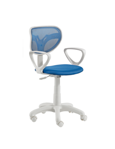 Silla De Escritorio Giratoria Modelo Touch Azul