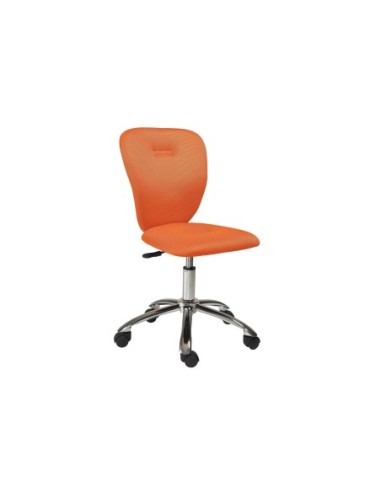 Silla Giratoria Trex Red Transpirable Naranja