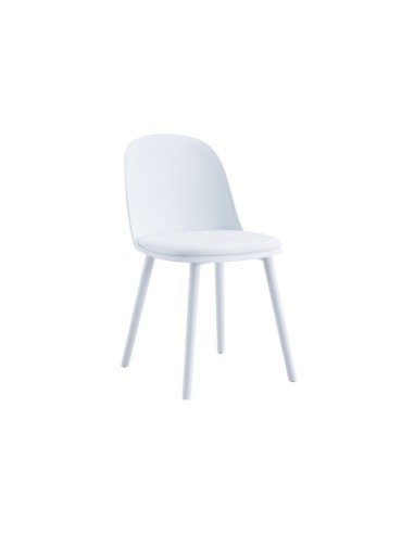 Silla Happy Blanco / Cuir