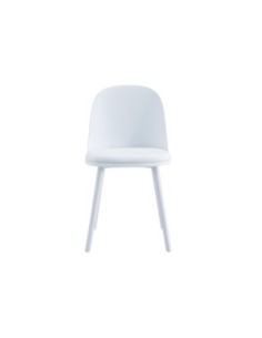 Silla Happy Blanco / Cuir 2