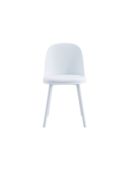 Silla Happy Blanco / Cuir