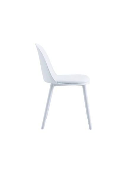 Silla Happy Blanco / Cuir