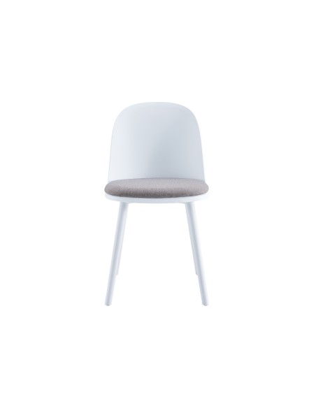 Silla Happy Blanco / Tex Gris