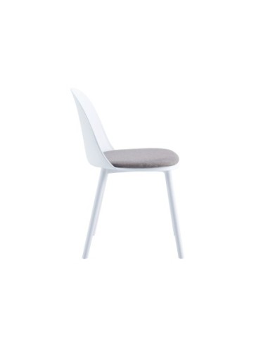 Silla Happy Blanco / Tex Gris