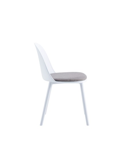 Silla Happy Blanco / Tex Gris
