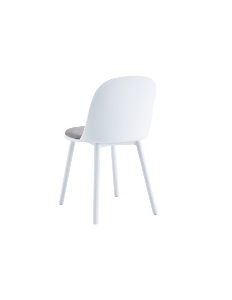 Silla Happy Blanco / Tex Gris