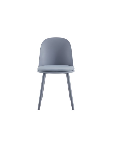Silla Happy Gris / Cuir