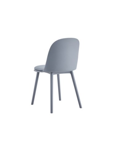 Silla Happy Gris / Cuir