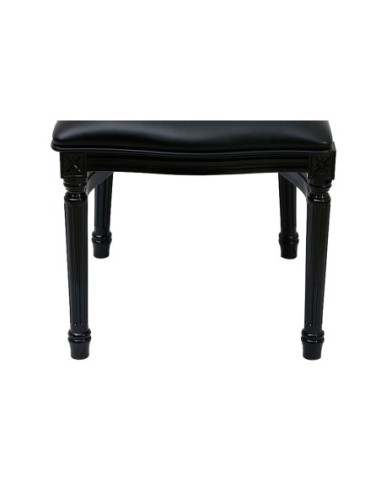 Silla Luis Xv Negro / Transparente