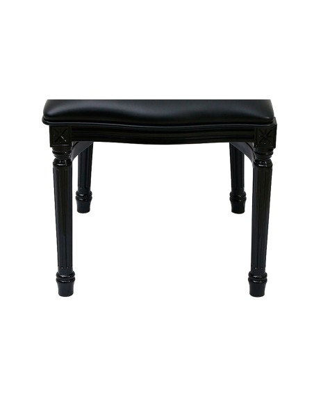 Silla Luis Xv Negro / Transparente