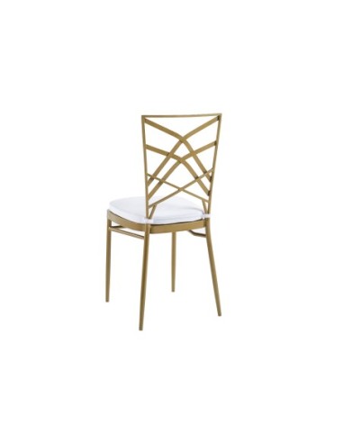 Silla Metalica Art Deco Golden + 2...