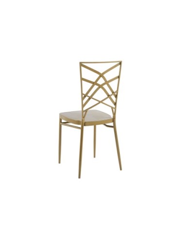 Silla Metalica Art Deco Golden + 2...