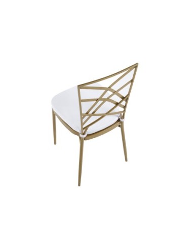 Silla Metalica Art Deco Golden + 2...