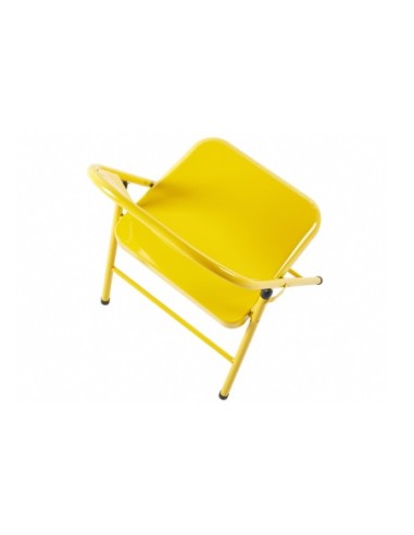 Silla Plegable Metalica Folk Amarillo