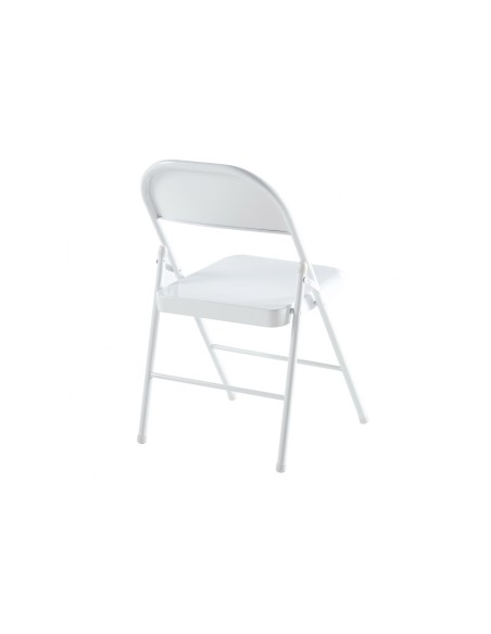 Silla Plegable Metalica Folk Blanco