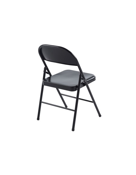 Silla Plegable Metalica Folk Negro