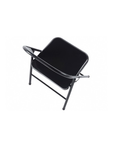 Silla Plegable Metalica Folk Negro
