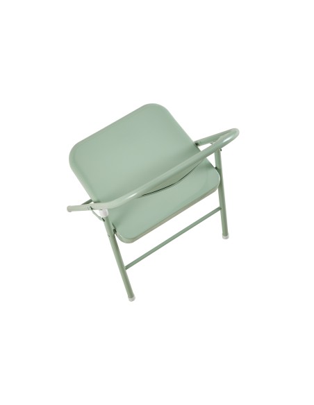 Silla Plegable Metalica Folk Verde Claro